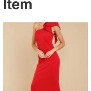 Formal dress red size L